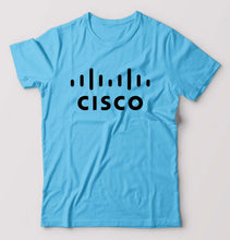 Load image into Gallery viewer, cisco T-Shirt for Men-Light Blue-Ektarfa.online