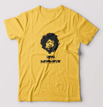 Load image into Gallery viewer, Jimi Hendrix T-Shirt for Men-Golden Yellow-Ektarfa.online
