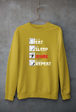 Load image into Gallery viewer, Eat Sleep Anime Repeat Sweatshirt for Men/Women