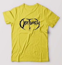 Load image into Gallery viewer, Obituary T-Shirt for Men-Yellow-Ektarfa.online