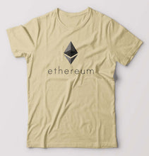 Load image into Gallery viewer, Ethereum T-Shirt for Men-Beige-Ektarfa.online