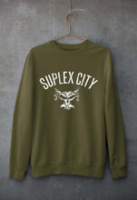 Load image into Gallery viewer, WWE Brock Lesnar Suplex City Unisex Sweatshirt for Men/Women-Olive Green-Ektarfa.online