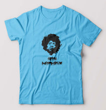 Load image into Gallery viewer, Jimi Hendrix T-Shirt for Men-Light Blue-Ektarfa.online