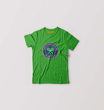 Load image into Gallery viewer, wimbledon Kids T-Shirt for Boy/Girl-Flag Green-Ektarfa.online
