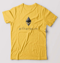 Load image into Gallery viewer, Ethereum T-Shirt for Men-Golden Yellow-Ektarfa.online