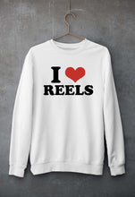 Load image into Gallery viewer, I LOVE REELS Sweatshirt for Men/Women