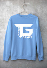 Load image into Gallery viewer, Techno Gamer Unisex Sweatshirt for Men/Women-Baby Blue-Ektarfa.online