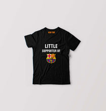 Load image into Gallery viewer, Little Supporter Barcelona T-Shirt for Boy/Girl-Black-Ektarfa.online
