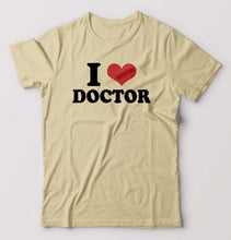 Load image into Gallery viewer, I LOVE DOCTOR T-Shirt for Men-Beige-Ektarfa.online