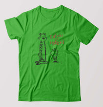 Load image into Gallery viewer, calvin hobbes T-Shirt for Men-flag green-Ektarfa.online