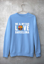 Load image into Gallery viewer, Love Barcelona Unisex Sweatshirt for Men/Women-Baby Blue-Ektarfa.online