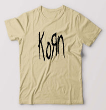Load image into Gallery viewer, Korn T-Shirt for Men-Beige-Ektarfa.online