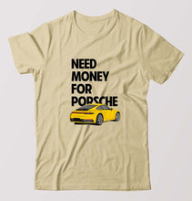 Load image into Gallery viewer, Porsche (Need Money) T-Shirt for Men-Beige-Ektarfa.online