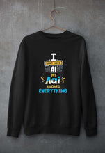 Load image into Gallery viewer, Artificial intelligence (AI) Aai Unisex Sweatshirt for Men/Women-Black-Ektarfa.online