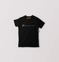 Load image into Gallery viewer, google cloud T-Shirt for Boy/Girl-Black-Ektarfa.online
