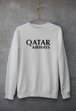 Load image into Gallery viewer, Qatar Airways Unisex Sweatshirt for Men/Women-Grey Melange-Ektarfa.online