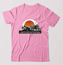Load image into Gallery viewer, Ride T-Shirt for Men-Light Baby Pink-Ektarfa.online