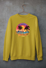 Load image into Gallery viewer, beach therapy Unisex Sweatshirt for Men/Women-Mustard Yellow-Ektarfa.online