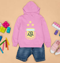 Load image into Gallery viewer, Argentina Football Kids Hoodie for Boy/Girl-Light Baby Pink-Ektarfa.online