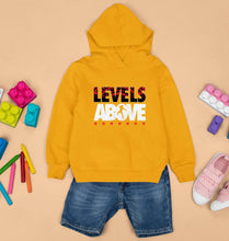 Load image into Gallery viewer, levels above roman reigns Kids Hoodie for Boy/Girl-Mustard Yellow-Ektarfa.online