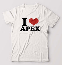 Load image into Gallery viewer, I LOVE APEX T-Shirt for Men-White-Ektarfa.online