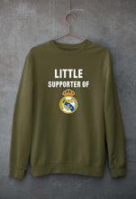 Load image into Gallery viewer, Little Supporter Real Madrid Unisex Sweatshirt for Men/Women-Olive Green-Ektarfa.online