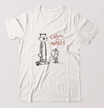 Load image into Gallery viewer, calvin hobbes T-Shirt for Men-White-Ektarfa.online