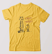 Load image into Gallery viewer, calvin hobbes T-Shirt for Men-Golden Yellow-Ektarfa.online