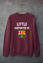 Load image into Gallery viewer, Little Supporter Barcelona Unisex Sweatshirt for Men/Women-Maroon-Ektarfa.online