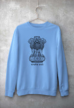 Load image into Gallery viewer, satyamev jayate Unisex Sweatshirt for Men/Women-Baby Blue-Ektarfa.online