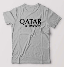 Load image into Gallery viewer, Qatar Airways T-Shirt for Men-Grey Melange-Ektarfa.online