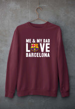 Load image into Gallery viewer, Love Barcelona Unisex Sweatshirt for Men/Women-Maroon-Ektarfa.online