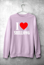 Load image into Gallery viewer, i love shillong Unisex Sweatshirt for Men/Women-Light Pink-Ektarfa.online