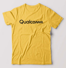 Load image into Gallery viewer, qualcomm T-Shirt for Men-Golden Yellow-Ektarfa.online