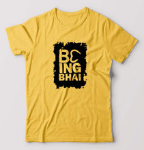 Load image into Gallery viewer, Being Bhai T-Shirt for Men-Golden Yellow-Ektarfa.online