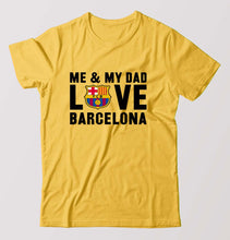 Load image into Gallery viewer, Love Barcelona T-Shirt for Men-Golden Yellow-Ektarfa.online