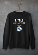 Load image into Gallery viewer, Little Supporter Real Madrid Unisex Sweatshirt for Men/Women-Black-Ektarfa.online