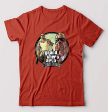 Load image into Gallery viewer, Grand Theft Auto (GTA) T-Shirt for Men-Brick Red-Ektarfa.online