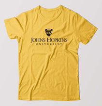 Load image into Gallery viewer, johns hopkins university T-Shirt for Men-Golden Yellow-Ektarfa.online