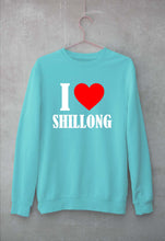 Load image into Gallery viewer, i love shillong Unisex Sweatshirt for Men/Women-Mint-Ektarfa.online