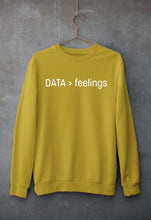 Load image into Gallery viewer, Data Unisex Sweatshirt for Men/Women-Mustard Yellow-Ektarfa.online