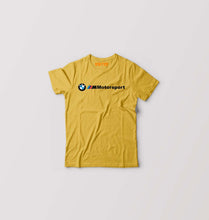 Load image into Gallery viewer, BMW Motersport Kids T-Shirt for Boy/Girl-Golden Yellow-Ektarfa.online