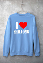 Load image into Gallery viewer, i love shillong Unisex Sweatshirt for Men/Women-Baby Blue-Ektarfa.online
