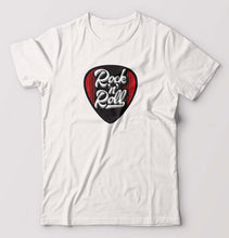 Load image into Gallery viewer, Guitar plectrum T-Shirt for Men-White-Ektarfa.online