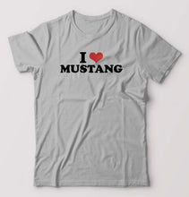 Load image into Gallery viewer, I LOVE MUSTANG T-Shirt for Men-Grey Melange-Ektarfa.online