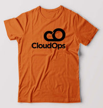 Load image into Gallery viewer, CloudOps T-Shirt for Men-Orange-Ektarfa.online
