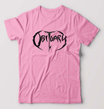 Load image into Gallery viewer, Obituary T-Shirt for Men-Light Baby Pink-Ektarfa.online