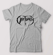 Load image into Gallery viewer, Obituary T-Shirt for Men-Grey Melange-Ektarfa.online