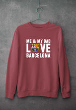 Load image into Gallery viewer, Love Barcelona Unisex Sweatshirt for Men/Women-Coral-Ektarfa.online