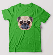 Load image into Gallery viewer, Pug Dog T-Shirt for Men-flag green-Ektarfa.online